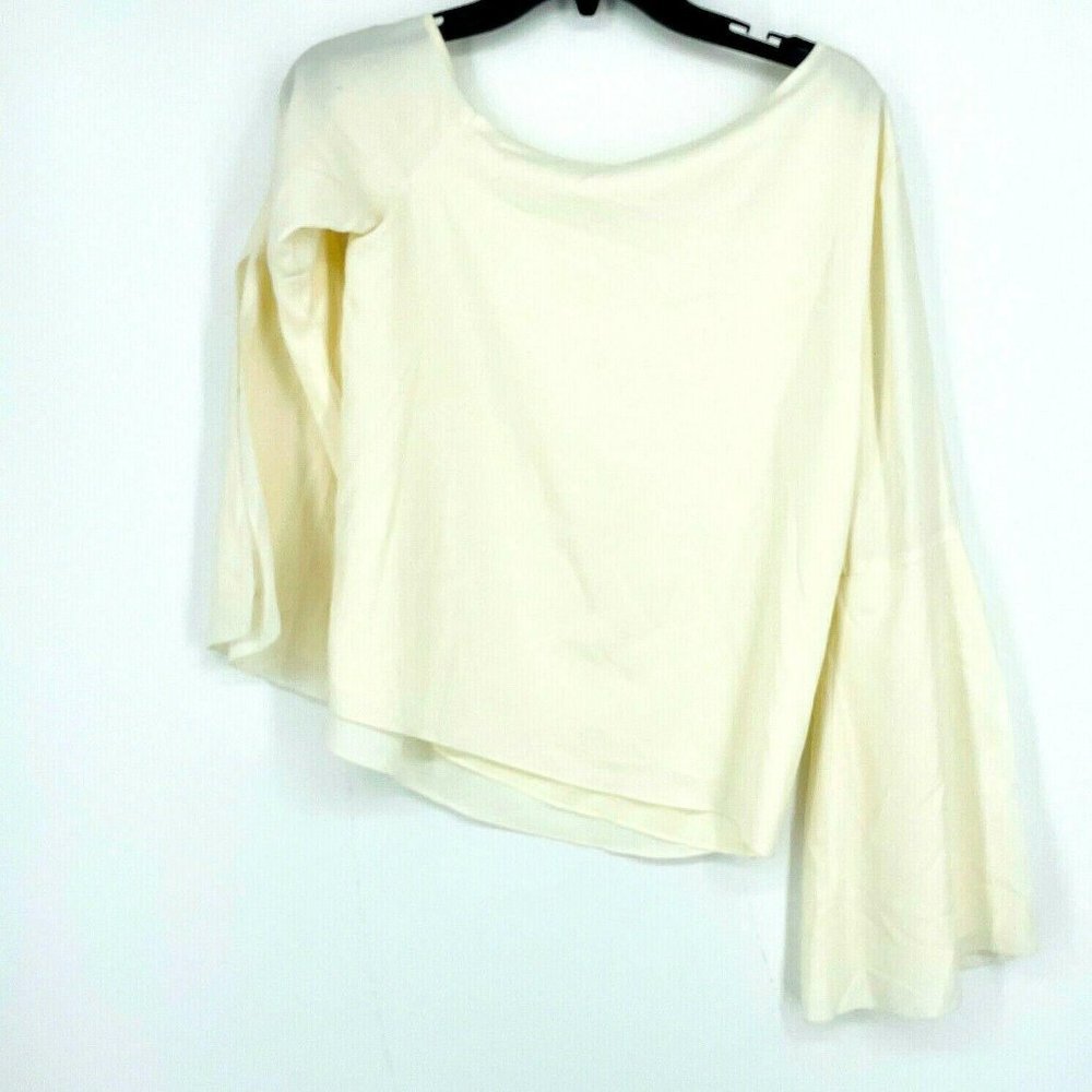 Cooper & Ella Women Asymmetrical Blouse Top XS NEW - Picture 2 of 4